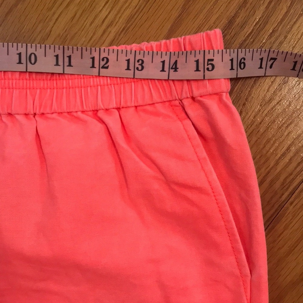 J. Crew Neon Cotton Faille Pull-on Shorts. Small - Picture 5 of 8